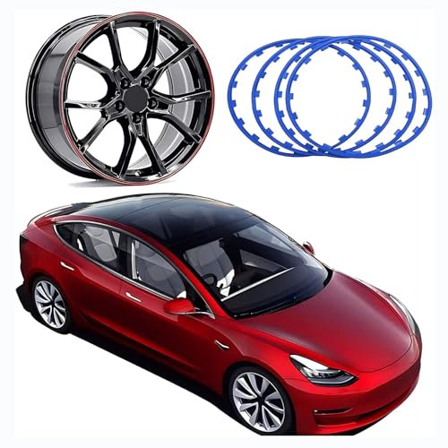 Rim Protector Guard für Volksw𝐚gen ID.Buzz 2022-,Radnaben-Dekorationsring, Radnaben-Schutzring, unverzichtbar für die Automodifikation, 4 Stück