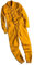 UKTZFBCTW Frühling Overall Herren Jumpsuit Locker Langarm Cargohose Arbeitshose Arbeitsoverall Yellow XL