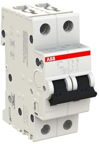 BJWVHGGE Interruttore magnetotermico S 202-c10 2p 10a 2cds252001r0104