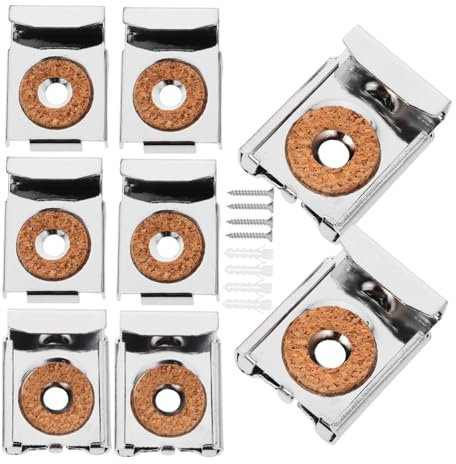 DECOMELODY 8stücke Teiliges Spiegelhalterungen Für Wandmontage Spiegelklammern Für Bilder Und Dekoration Vielseitige Elegante Aufhängungslösungen Mit Fester Passform