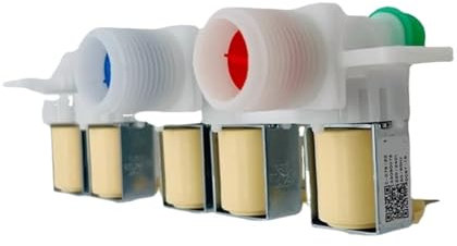 Neaxoyra Elettrovalvola di Ingresso dell'Acqua elettrica Compatibile for Samsung DC97-15459K 220V C-076-19-B13 Lavatrice a Tamburo a Cinque testine Parte della Lavatrice