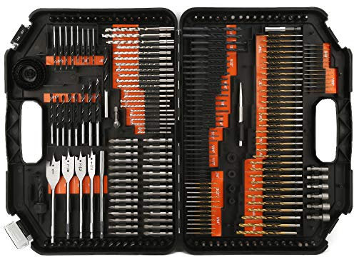 Bohrbitset, 246 Teile Bohrer und Treiberset, Schraubendreherbits Set Combo Kit Drill Driver Bits Set, für Holz, Metall, Mauerwerk, Zement,in Organisiertem Tragetaschen