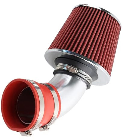 Presa D'aria Per BMW E46 Serie 3 1999-2005 323 325 328 330 Kit Filtro Aria Aspirazione Corto Racing Ram Tubo Flessibile(DR408-RD-SL)