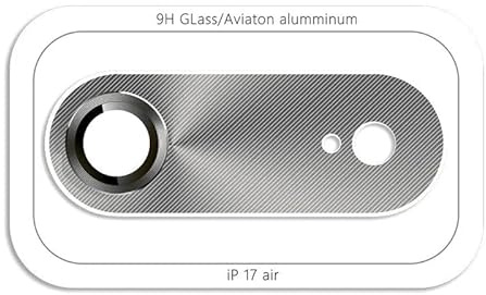fonefunshop Rear Camera Glass Protector Compatible With iPhone 17 Air Grey