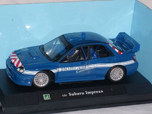 CARARAMA Subaru Impreza Gendarmerie Polizei Limousine 1/24 Modellauto Modell Auto