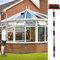 3 Metre Telescopic Extending Water Fed Window Cleaning Pole Brush | Upstairs Windows | Conservatory Cleaner | Car | Roof | Lightweight Aluminium | 3 in 1 Squeegee Wash Brush with Two Heads