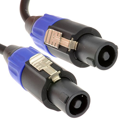 kenable PA System Speaker Lead SPK 2 x1.5mm Cable Locking Ends 3m 10ft [3 metres]