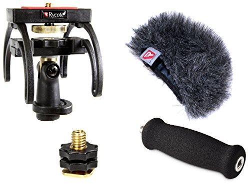 Rycote 046003 Recorder Audio Kit for Tascam DR-100/DR-100MkII,Black,19 x 14 x 8 centimetres
