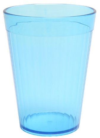 Harfield Translucent Blue Tumblers 200ml/20cl (Pack of 4) HQ Unbreakable Reusable Copolyester Cups
