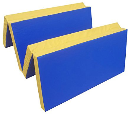 NiroSport Turnmatte Klappbar 200 x 100 x 8 cm Weichbodenmatte Fitnessmatte Sportmatte Klappmatte