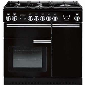 Rangemaster Professional Plus 90cm Gas Range Cooker - Black