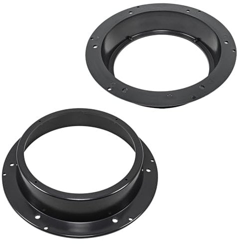 tomzz Audio 2857-011 Anillos de Altavoz Soportes adaptadores compatibles con VW Golf 5 Tiguan Touran Skoda Yeti Octavia Puerta Delantera para Altavoces DIN de 165 mm