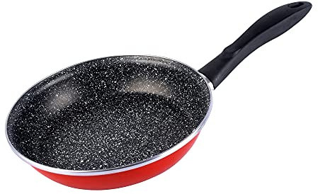 Magefesa K2 ROJO sartén 22, acero esmaltado vitrificado, en rojo, inducción y lavavajillas