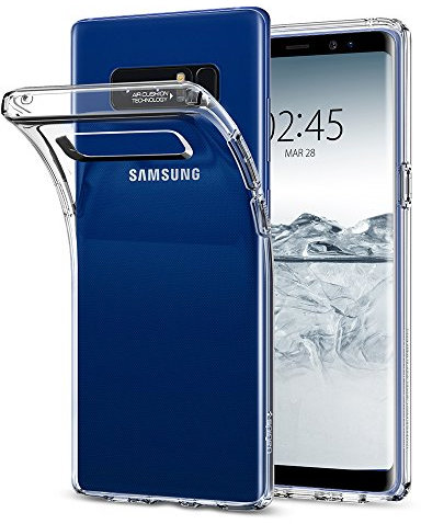 Spigen Cover Liquid Crystal Compatibile con Samsung Galaxy Note 8 - Crystal Clear