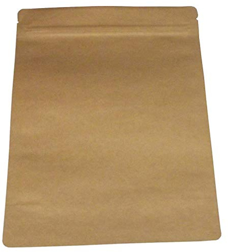 50 Aromabeutel Standbodenbeutel mit Druckverschluss 180x290 Aluminiumfolie Beutel Zip Papiertüten Kraftpapierbeutel mit Boden für Verpackung von Kaffee,Tee Lebensmittel und Snack mehr Fa.ars
