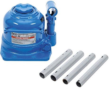 CRIC HYDRAULIQUE EXTRA PLAT SURBAISSE BOUTEILLE 10T, 10 Tonnes