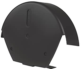 Timloc 99136 Black Dry Fix Verge System for Profiled Roof Tiles-Round Ridge Cap