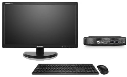 Generico Postazione Completa PC con Monitor - iCore i5 - Ram 8GB - SSD 250GB - Schermo 24 - WiFi - Windows 11 - Ricondizionato