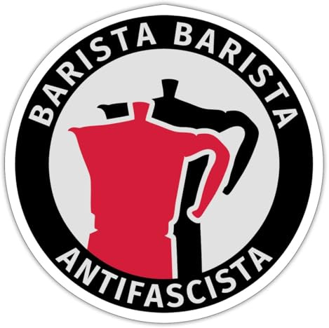 Barista Barista Antifascista Sticker Aufkleber