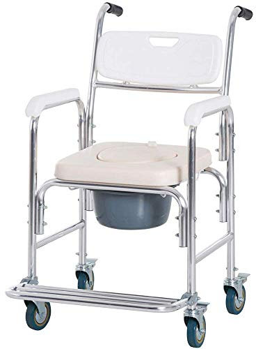 Rollatoren, Gehhilfen für Senioren, Gehgestell, Toilettenstühle, Duschhocker, Rollstuhl, Rollator, Toilettenstuhl, behindertengerecht, mobiler Duschsitz, Badezimmer, Badehocker, multifunktional, für