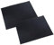 Fackelmann 9921450 Lot de 2 Filtres hotte, Filtre Charbon hotte, Charbon Actif, Polyester, Noir, 47 cm x 57 cm