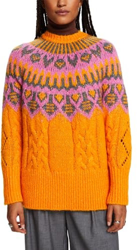 ESPRIT Norwegerpullover aus Wollmix