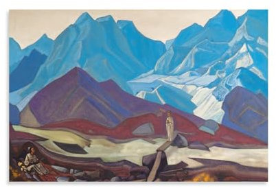 From Beyond By Nicholas Roerich Druck Poster Home Decor Poster Wandkunst Hängende Bild Print Decora