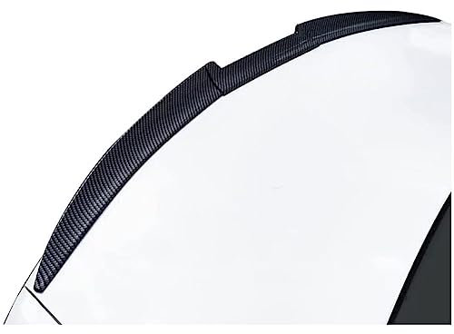 Auto Heckspoiler für DOD-ge Challenger LA LC SXT/GT/RT Hellcat, Kofferraum Heck Spoiler Heckflügel Wing PVC Flügel Lippe Kofferraumspoiler Tuning Zubehör,B/Carbon Fiber Look