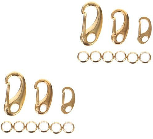 BESPORTBLE 2sets Haustier Clip Dog Tag Haken Mit Edelstahl Kragen Clip Für Katzen Hunde 3 Stücke * 2