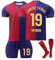 Basa 19 Lamine Yamal Trikot Kinder All Home Away Fluorescent Green Gold White Black Red Blue Stripe Fußball Jerseys Anzug New Retro Kids Mens Sport Trainning Soccer T Shirt Outfit Football Jerseys