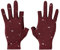 Halloween KostüM Damen Handschuhe FüR Damen Lange Damen Ski Fäustlinge Winter warm halten Hochzeit Fliege Druck winddicht wasserdicht Golves Outdoor Seiden Unterziehhandschuhe 80Er (Red, One Size)