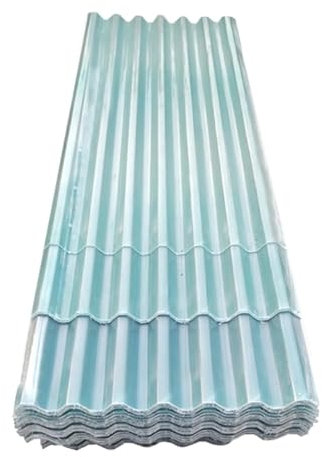 1mm Bitumenwellplatten,Stumme Wellbahn Dachbleche,Dachplatten,UV-Beständige Gewächshausplatten,Regensichere Schuppenplatte,FRP-Tageslichtplatten,Ersatzplatten,5/6/7/8 Stück(5 Pcs,0.9x0.9m/35x35in)