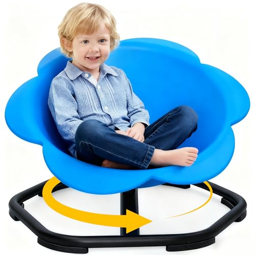 Yosamy Grande chaise rotative sensorielle, chaise pivotante à 360° pour tout-petit