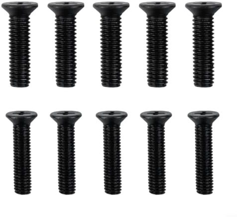 Oniissy 10Pcs Screws, Fixing Screw M5/M6, Drill Chuck Shank Adapter Screw Left Hand Thread Bolt Lock Screw