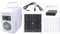 Frigorifero solare portatile con scatola di batteria Piccolo frigorifero alimentato solare Tailgating raffreddamento solare facile da trasportare per Tailgating congelatore esterno