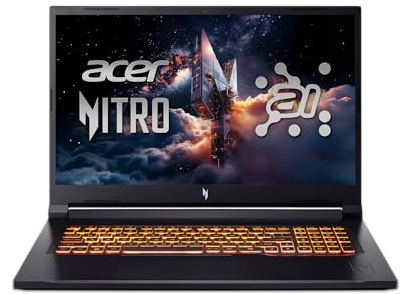 acer Nitro V 17 AI Gaming Laptop | AMD Ryzen 7 260 Processor | NVIDIA GeForce RTX 5070 (798 AI Tops) Laptop GPU | 17.3 FHD IPS 144Hz Display | 32GB DDR5 | 1TB Gen 4
