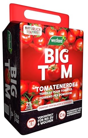 Westland Big Tom Tomatenerde, 25l, für 3X mehr Tomaten, natürlich torffrei