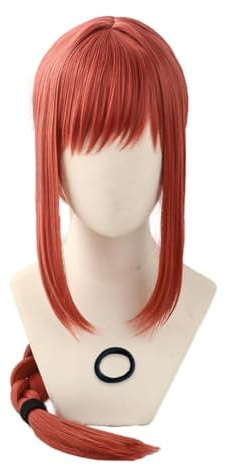 Chainsaw Man cosplay Wig Red Gradient Long Straight Hair