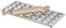 Imperia 308 Stampo in Alluminio per Ravioli, Argento