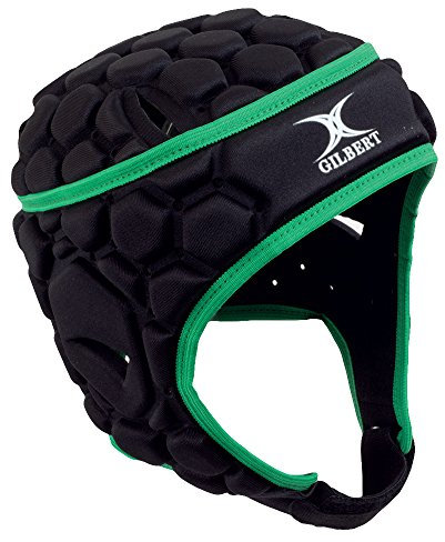 Gilbert Falcon 200 Rugby-Helm, Herren L Schwarz/Grün
