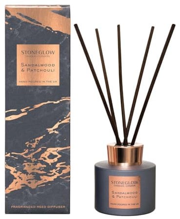 Stoneglow Reed Diffuser Luna Collection Sandalwood & Patchouli 120ml