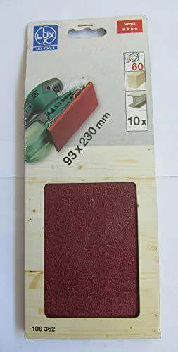 LUX 100362 Schleifstreifen 93x230 mm, ungelocht Körnung K60 PROFI