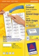 Etikett 70x36mm InkjetLaserCopy A4 100BLATT 2400 ST WEISS