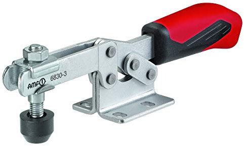 Amf 6830-93047 Attrezzo di Bloccaggio Orizzontale, Argento/Rosso/Nero