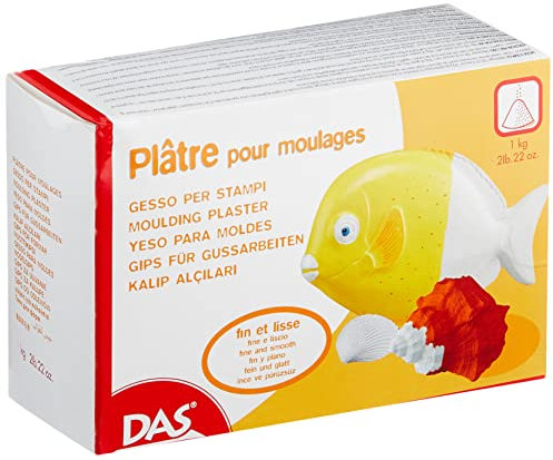 DAS - Boîte 1kg de plâtre en poudre pour moulage