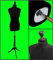 The Shopfitting Shop Schneiderpuppe für Damen, Größe 38-40, Schwarz