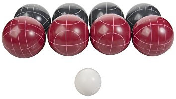 Triumph Sports Competition 100mm Resin Bocce Ball Outdoor Game Set with Carrying Bag for Easy Storage,Multi,One Size,35-7103-3