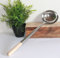 Asia Art Factory AAF Nommel®, Schöpfkelle 002 Edelstahl Größe S - 44 cm lang, Ø Kelle 11 cm, mit Holzgriff, genietet