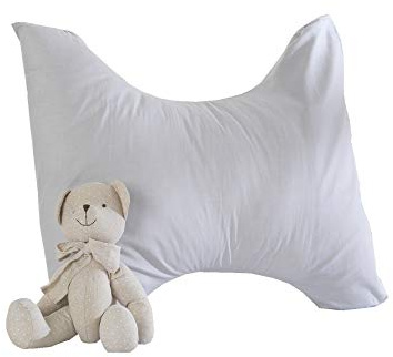 Lancashire Textiles Butterfly Pillow (Light Grey, Pillowcase Only)