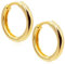 Creolen Silber 925 - Gold Rosegold - Damen Herren - Klein Zierlich 14 mm - Knorpel Tragus Helix - Ohrringe Zum Schlafen